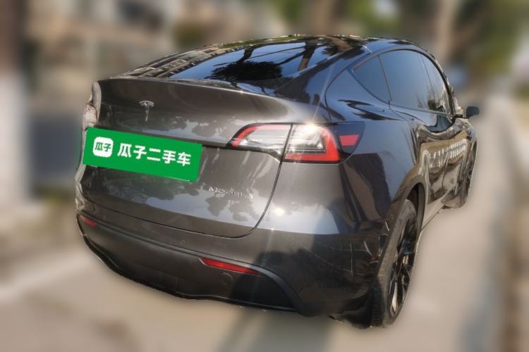 Used Tesla Model Y 2021 Long-Range All-Wheel-Drive Version Rear Right 45 Deg