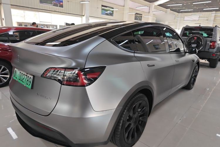 Used Tesla Model Y 2021 Standard Range Rear-Wheel Drive Version Rear Right 45 Deg