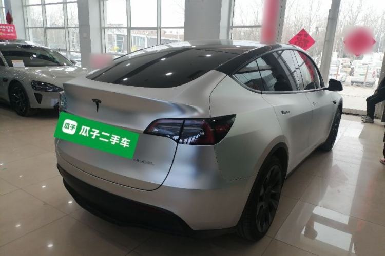 Used Tesla Model Y 2021 Standard Range Rear-Wheel Drive Version Rear Right 45 Deg