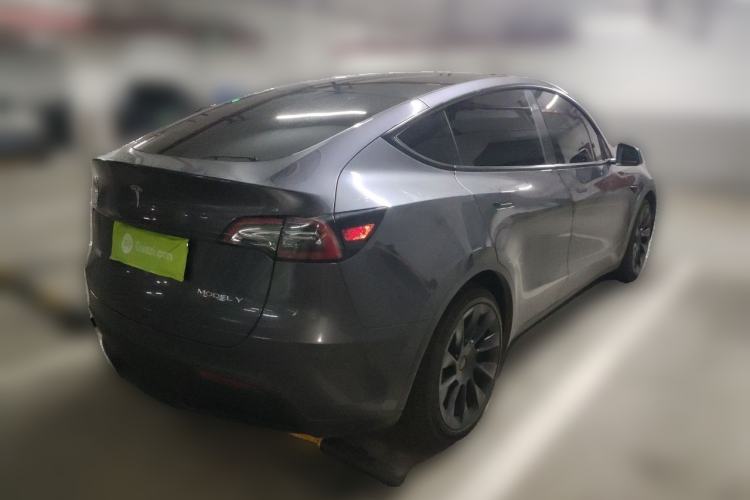 Used Tesla Model Y 2021 Long-Range All-Wheel-Drive Version Rear Right 45 Deg