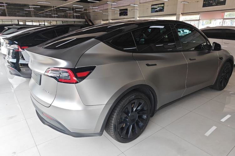 Used Tesla Model Y 2021 Standard Range Rear-Wheel Drive Version Rear Right 45 Deg