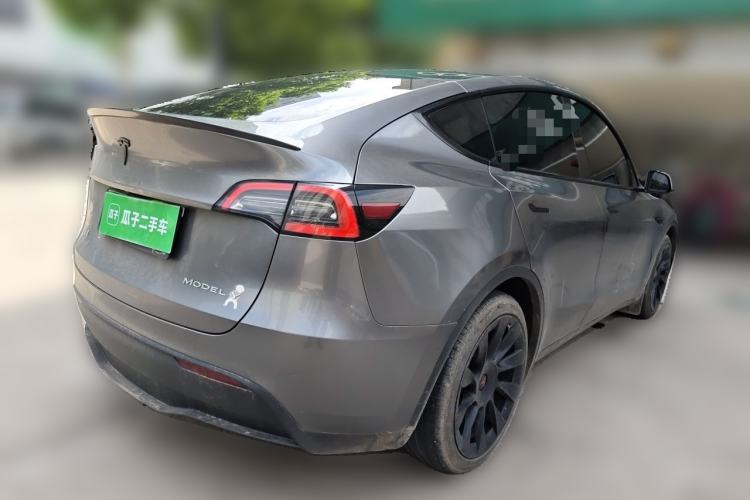 Used Tesla Model Y 2021 Standard Range Rear-Wheel Drive Version Rear Right 45 Deg