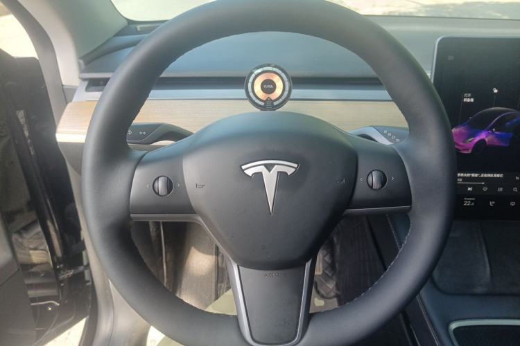 Used Tesla Model Y 2021 Standard Range Rear-Wheel Drive Version Steering Wheel