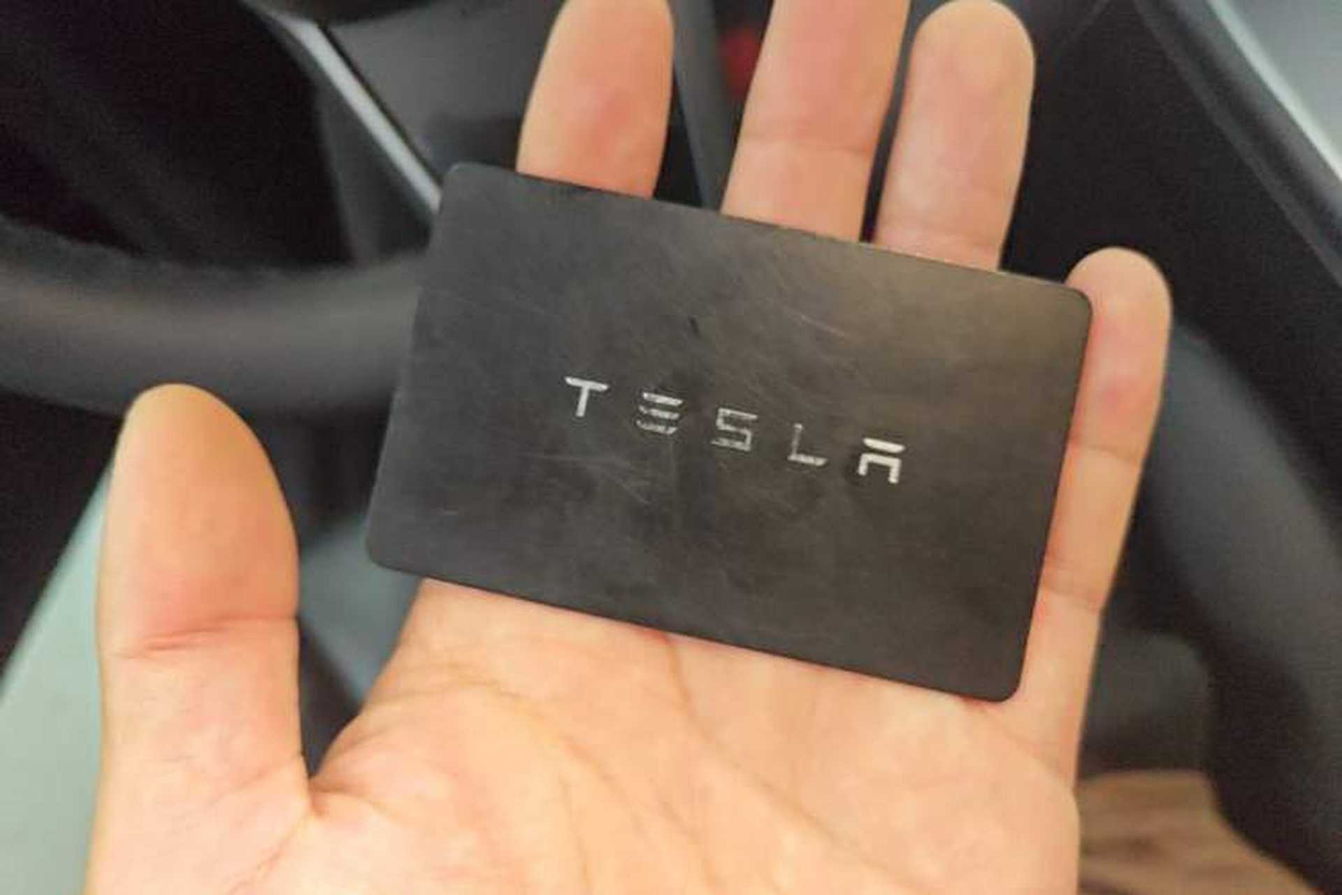 Used Tesla Model Y 2021 Standard Range Rear-Wheel Drive Version Vehicle Key