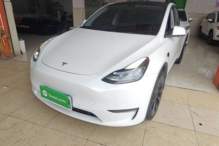Used Tesla Model Y 2021 Long-Range All-Wheel-Drive Version Guazi used car, China used car export, Used car for sale, Used Tesla cars, Cheapest cars for sale, Electric vehicle, New energy car