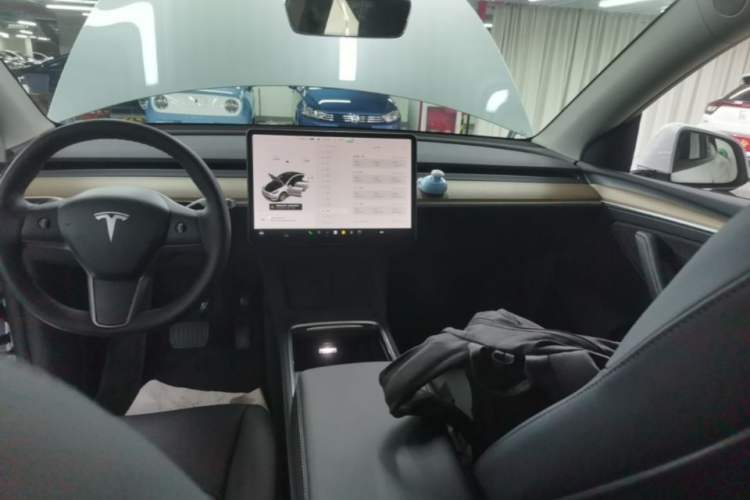 Used Tesla Model Y 2021 Standard Range Rear-Wheel Drive Version Audio And AC Panel