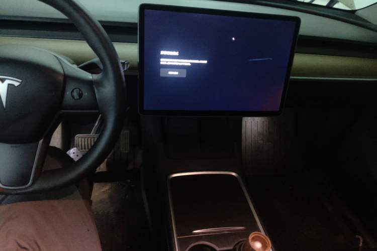 Used Tesla Model Y 2021 Standard Range Rear-Wheel Drive Version Audio And AC Panel