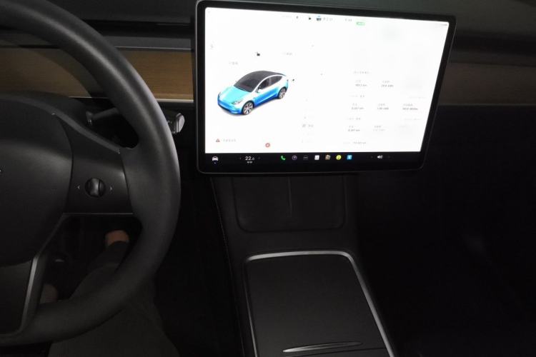Used Tesla Model Y 2021 Standard Range Rear-Wheel Drive Version Audio And AC Panel