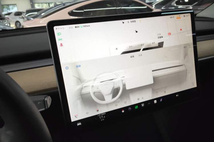 Used Tesla Model Y 2021 Revised Version 2 Long-Range All-Wheel-Drive Edition Audio And AC Panel
