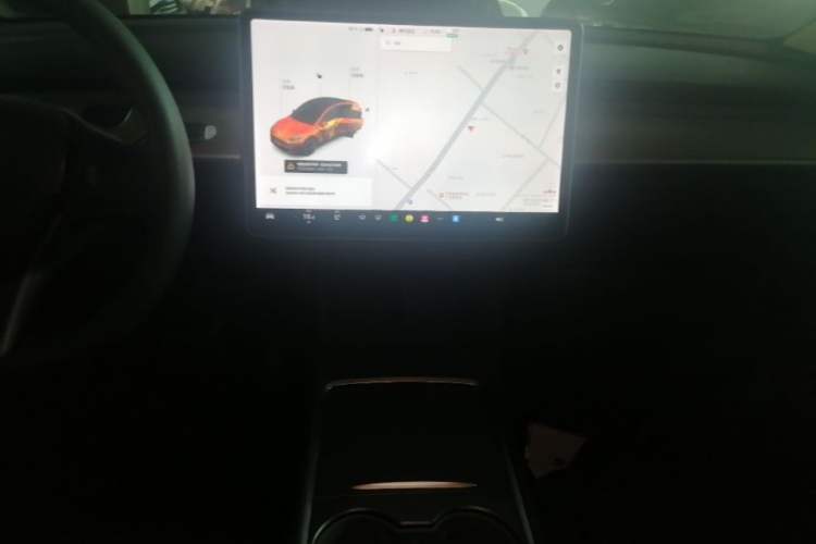 Used Tesla Model Y 2021 Long-Range All-Wheel-Drive Version 3D7 Audio And AC Panel