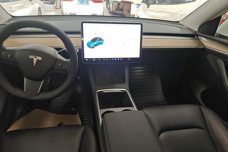 Used Tesla Model Y 2021 Standard Range Rear-Wheel Drive Version Audio And AC Panel