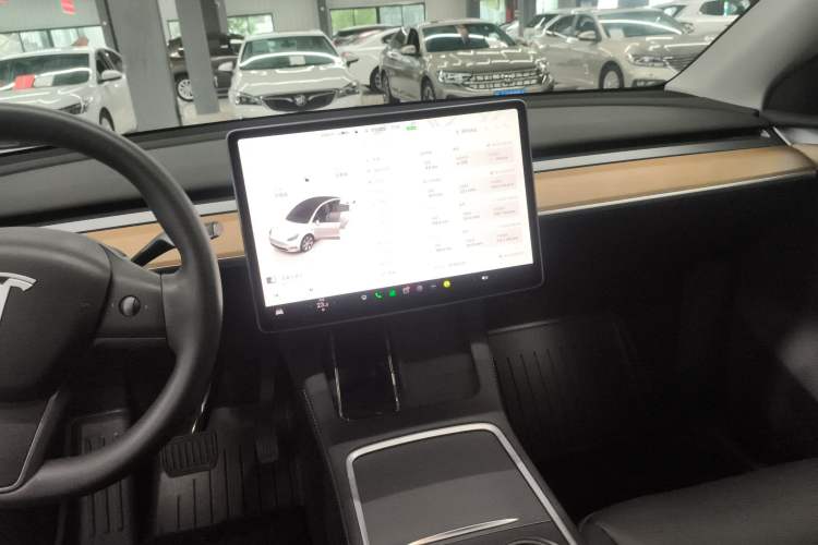 Used Tesla Model Y 2021 Revised Version 2 Long-Range All-Wheel-Drive Edition Audio And AC Panel
