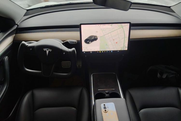 Used Tesla Model Y 2021 Standard Range Rear-Wheel Drive Version Center Console