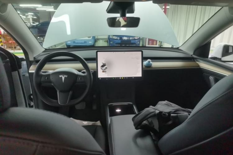 Used Tesla Model Y 2021 Standard Range Rear-Wheel Drive Version Center Console