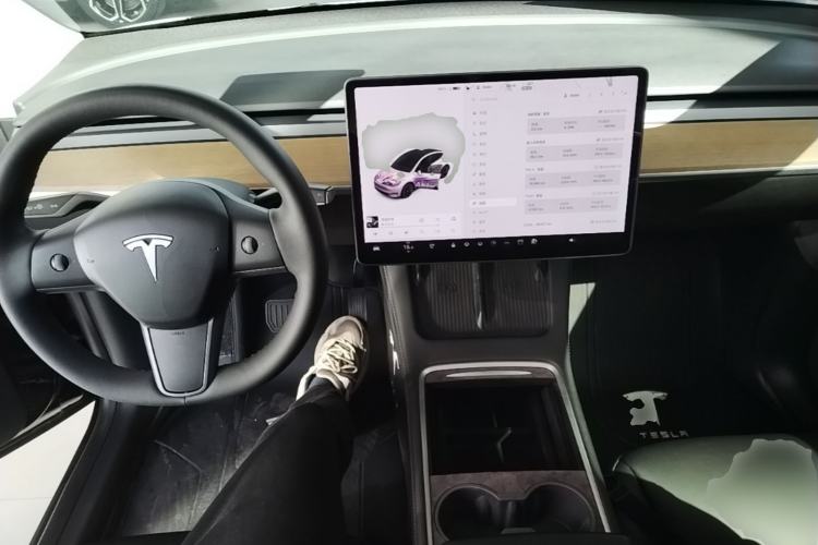 Used Tesla Model Y 2021 Standard Range Rear-Wheel Drive Version Center Console