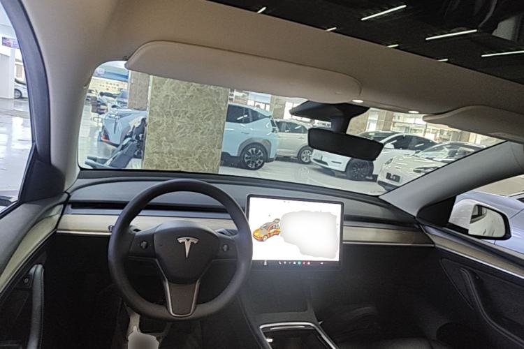 Used Tesla Model Y 2021 Standard Range Rear-Wheel Drive Version Center Console