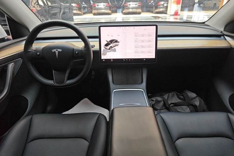 Used Tesla Model Y 2021 Standard Range Rear-Wheel Drive Version Center Console