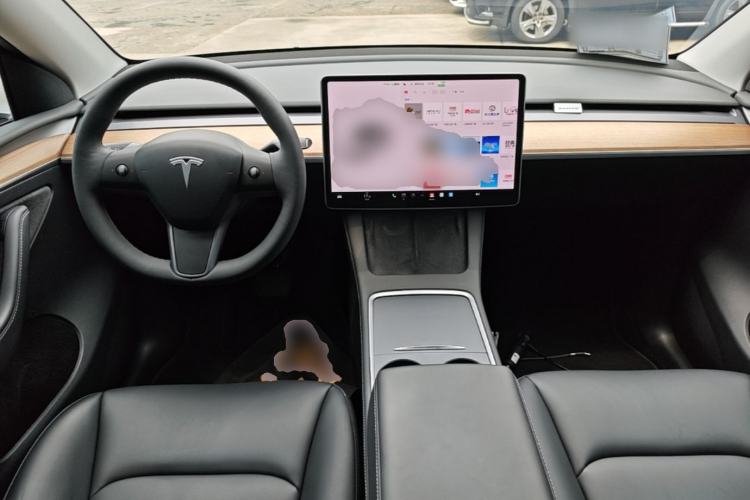 Used Tesla Model Y 2021 Standard Range Rear-Wheel Drive Version Center Console