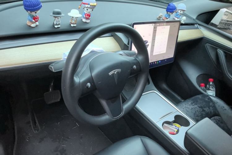 Used Tesla Model Y 2021 Standard Range Rear-Wheel Drive Version Center Console