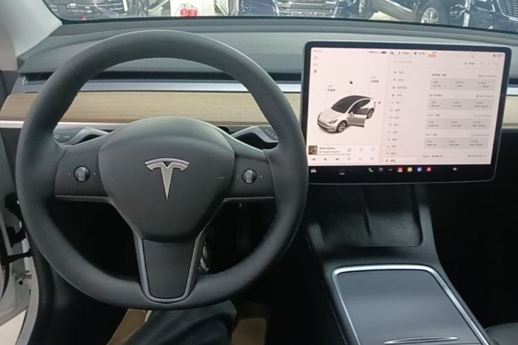 Used Tesla Model Y 2021 Standard Range Rear-Wheel Drive Version Center Console