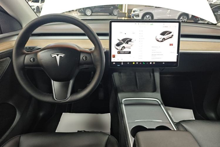 Used Tesla Model Y 2021 Standard Range Rear-Wheel Drive Version Center Console