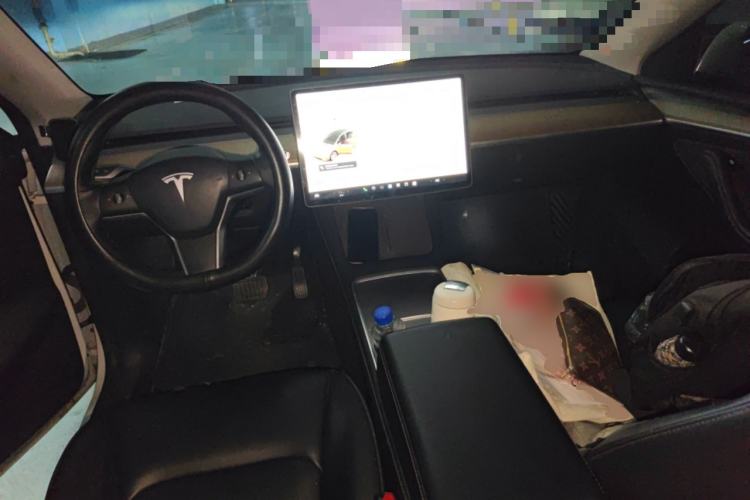 Used Tesla Model Y 2021 Standard Range Rear-Wheel Drive Version Center Console