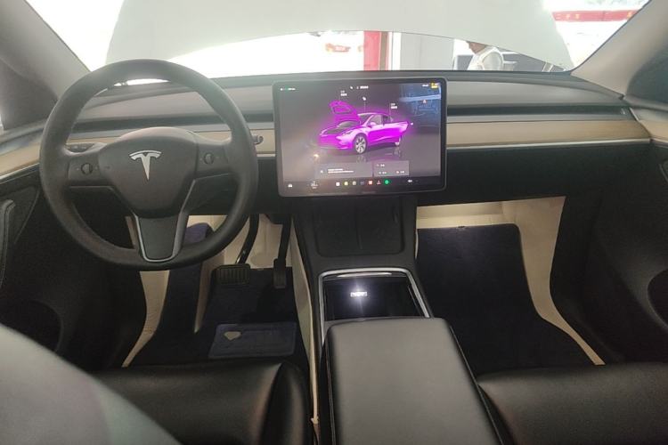 Used Tesla Model Y 2021 Standard Range Rear-Wheel Drive Version Center Console