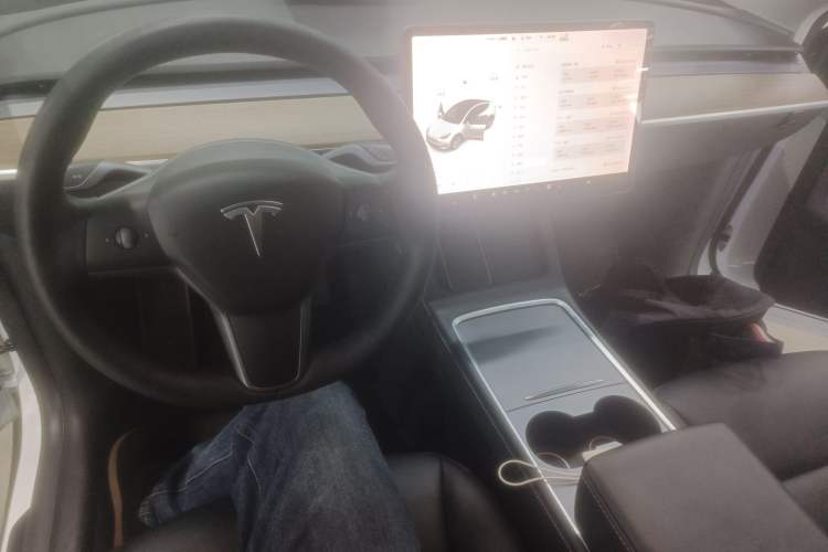Used Tesla Model Y 2021 Standard Range Rear-Wheel Drive Version Center Console
