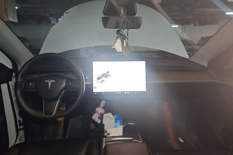 Used Tesla Model Y 2021 Standard Range Rear-Wheel Drive Version Center Console