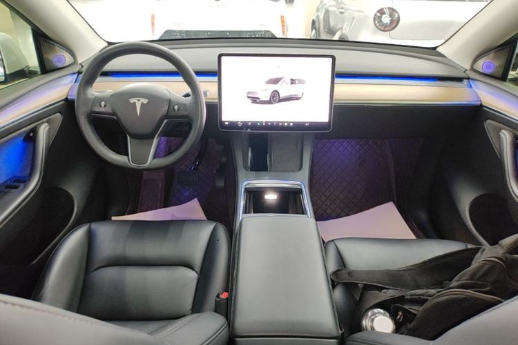 Used Tesla Model Y 2021 Revised Version 2 Long-Range All-Wheel-Drive Edition Center Console