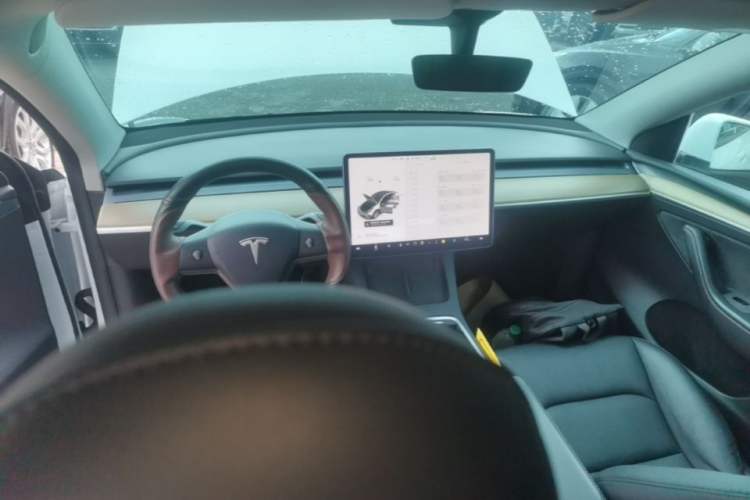 Used Tesla Model Y 2021 Long-Range All-Wheel-Drive Version Center Console