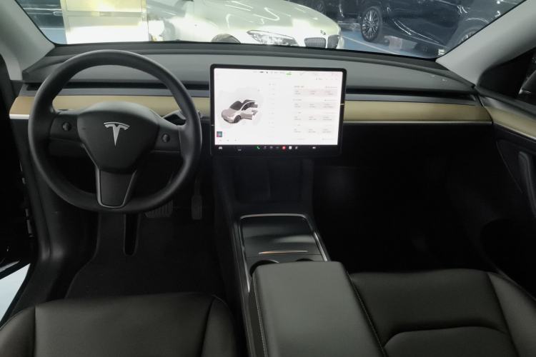 Used Tesla Model Y 2021 Standard Range Rear-Wheel Drive Version Center Console