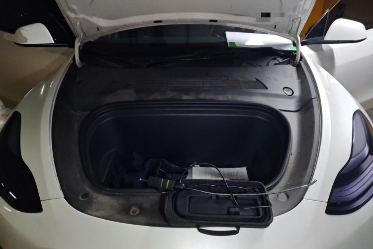 Used Tesla Model Y 2021 Long-Range All-Wheel-Drive Version Engine Bay