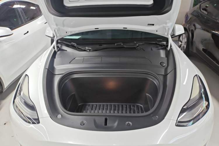 Used Tesla Model Y 2021 Long-Range All-Wheel-Drive Version 3D7 Engine Bay