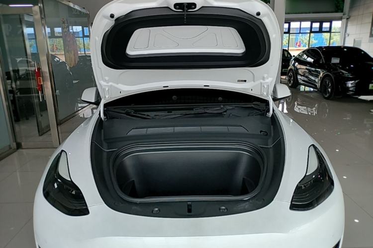 Used Tesla Model Y 2021 Long-Range All-Wheel-Drive Version 3D7 Engine Bay