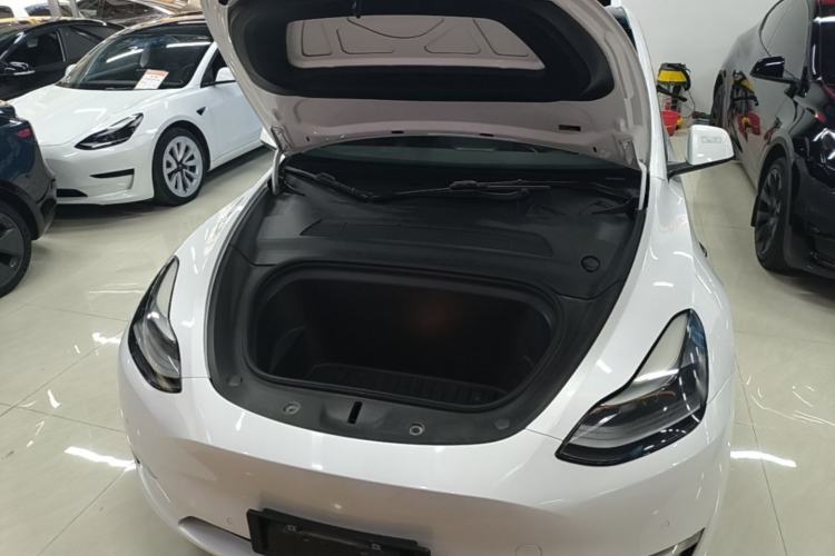 Used Tesla Model Y 2021 Long-Range All-Wheel-Drive Version 3D7 Engine Bay
