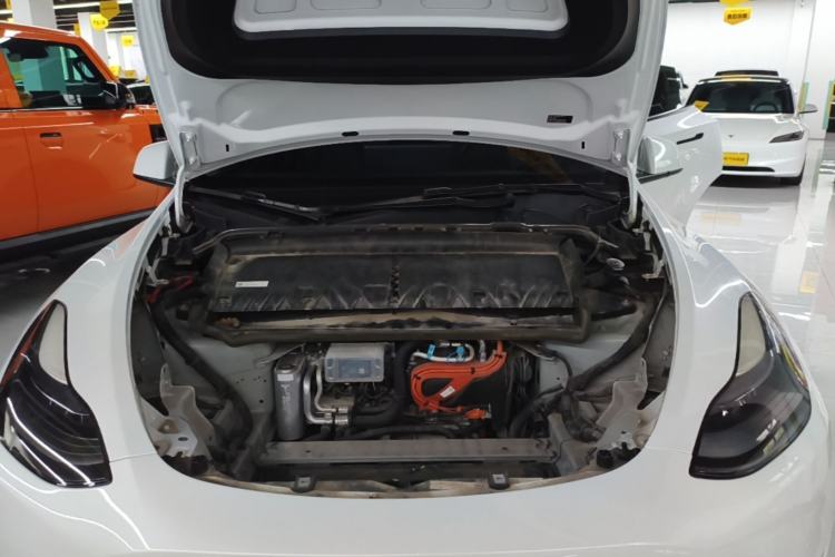 Used Tesla Model Y 2021 Long-Range All-Wheel-Drive Version Engine Bay