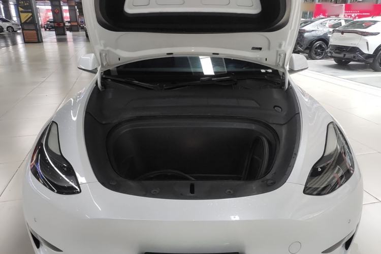 Used Tesla Model Y 2021 Long-Range All-Wheel-Drive Version 3D7 Engine Bay