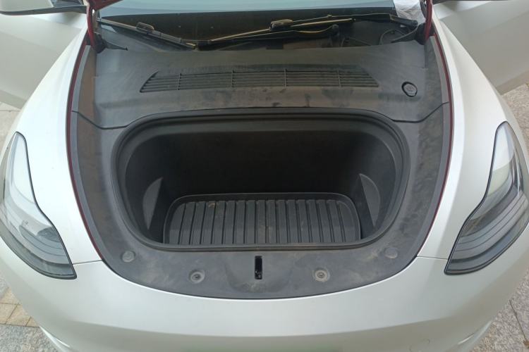 Used Tesla Model Y 2021 Long-Range All-Wheel-Drive Version 3D7 Engine Bay
