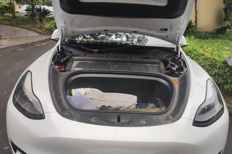 Used Tesla Model Y 2021 Standard Range Rear-Wheel Drive Version Engine Bay