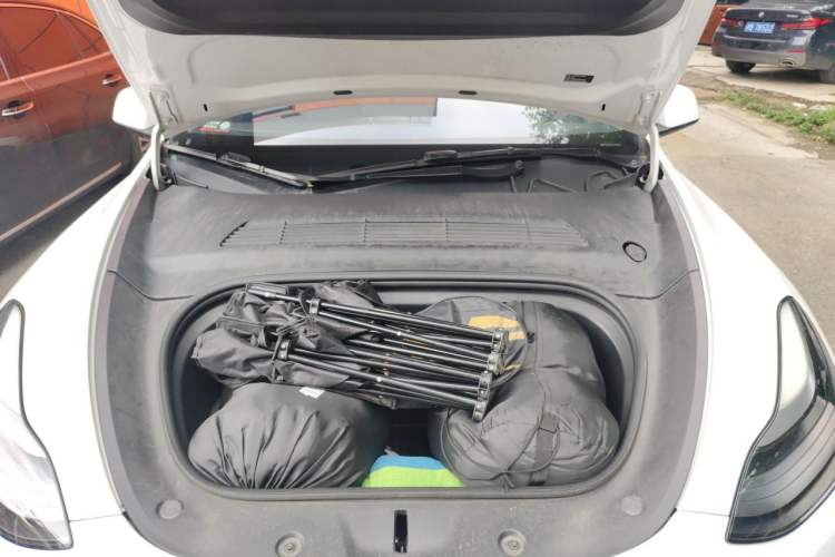Used Tesla Model Y 2021 Long-Range All-Wheel-Drive Version Engine Bay