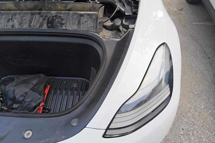 Used Tesla Model Y 2021 Standard Range Rear-Wheel Drive Version Engine Bay Left