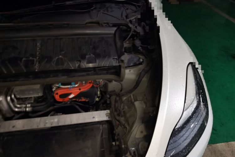 Used Tesla Model Y 2021 Standard Range Rear-Wheel Drive Version Engine Bay Left