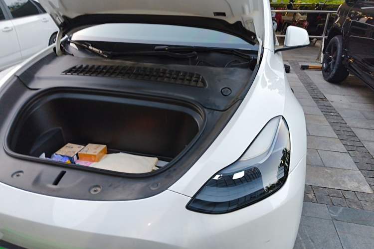 Used Tesla Model Y 2021 Standard Range Rear-Wheel Drive Version Engine Bay Left