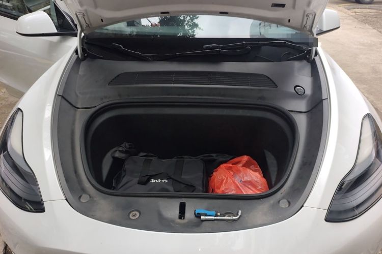 Used Tesla Model Y 2021 Standard Range Rear-Wheel Drive Version Engine Bay