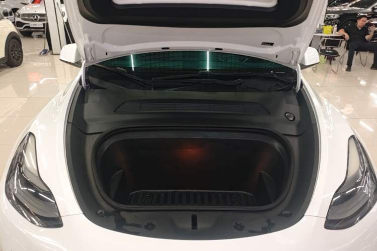 Used Tesla Model Y 2021 Long-Range All-Wheel-Drive Version Engine Bay
