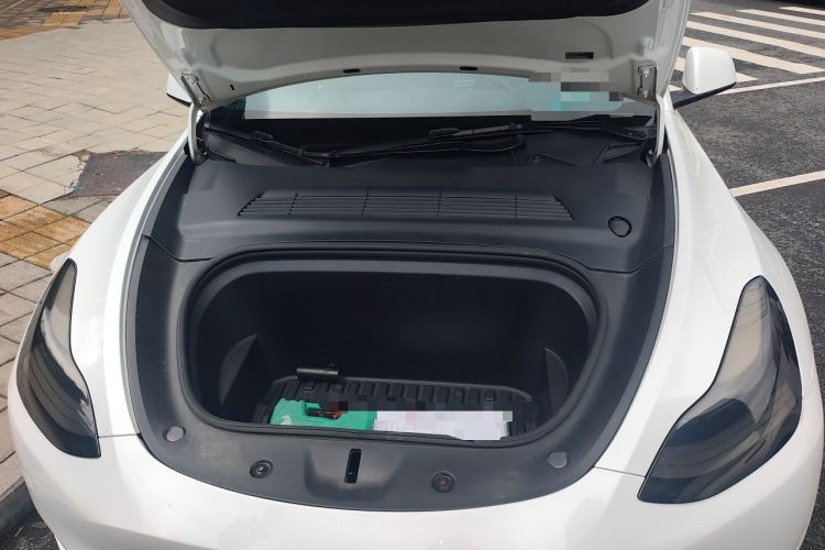 Used Tesla Model Y 2021 Long-Range All-Wheel-Drive Version 3D7 Engine Bay