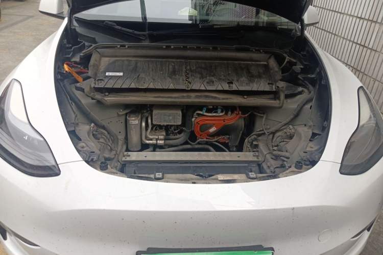 Used Tesla Model Y 2021 Standard Range Rear-Wheel Drive Version Engine Bay