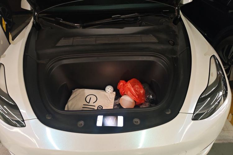 Used Tesla Model Y 2021 Standard Range Rear-Wheel Drive Version Engine Bay