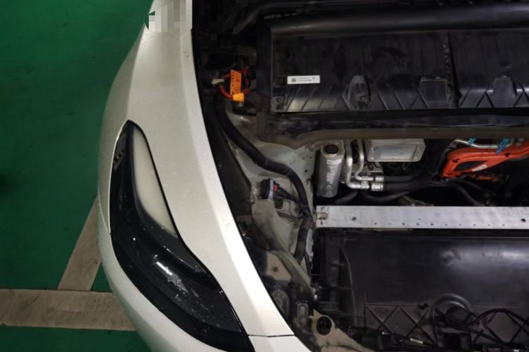 Used Tesla Model Y 2021 Standard Range Rear-Wheel Drive Version Engine Bay Right